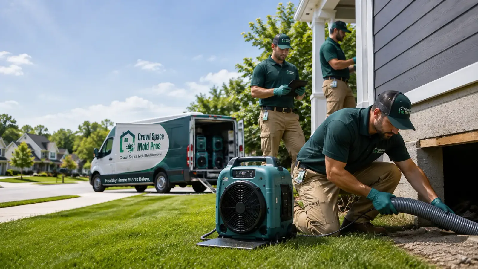Crawl Space Mold Removal in Elkton, SD